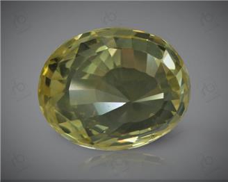 Natural Yellow  SapphireCertified 4.18CTS-17466
